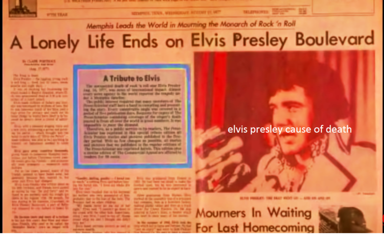 Elvis Presley Cause Of Death: A Tragic End to a Musical Icon