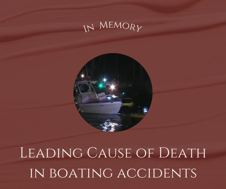 What is the Leading Cause of Death in boating accidents in florida?