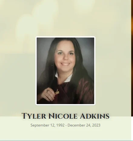 Tyler Adkins Death Obituary